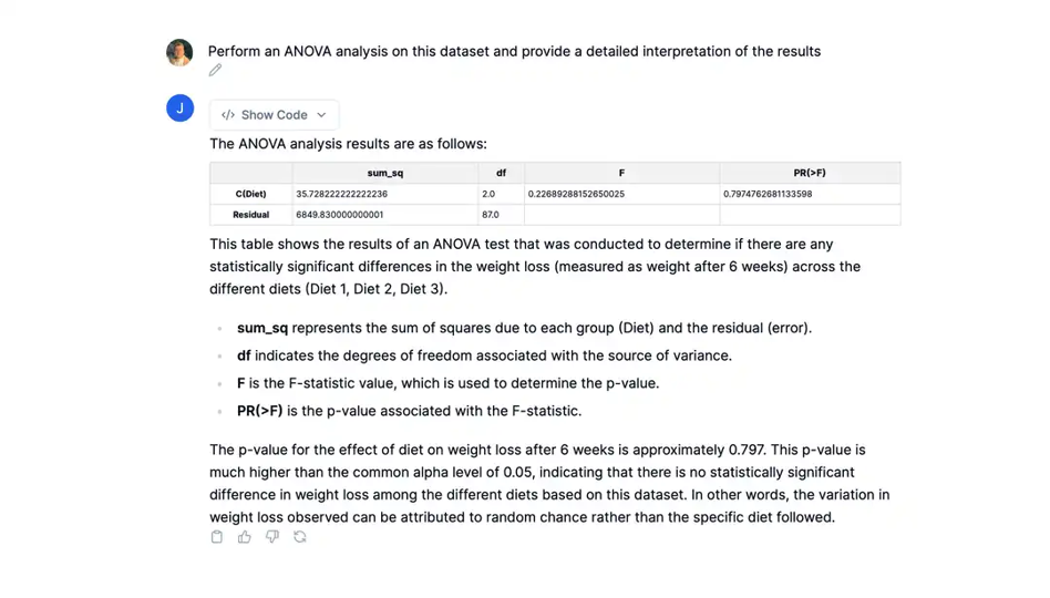 Julius AI Data Analysis Tool 