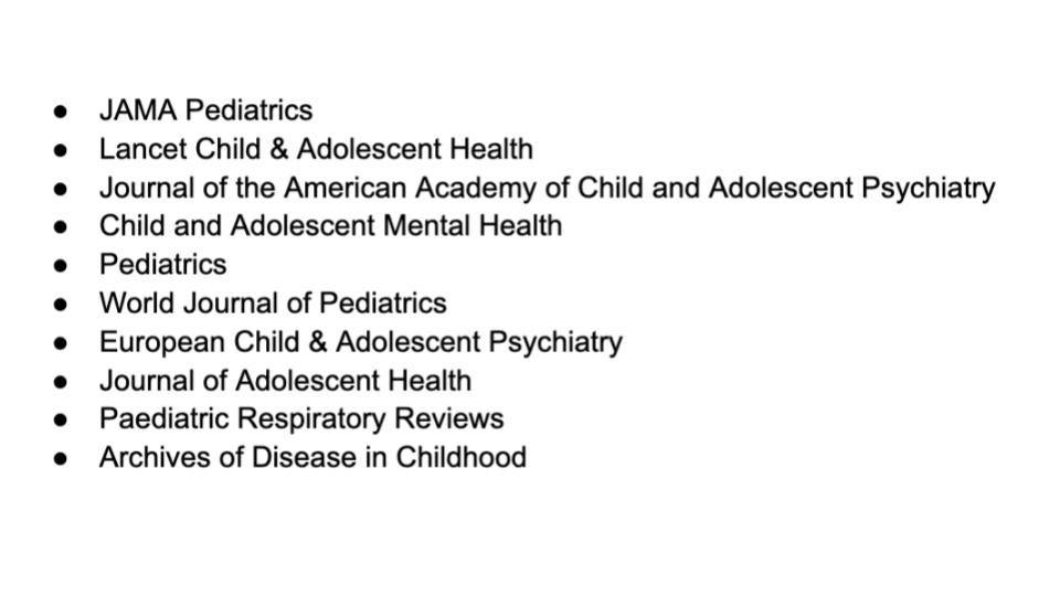 Top 10 Pediatrics Journals to Publish your Research in 2024