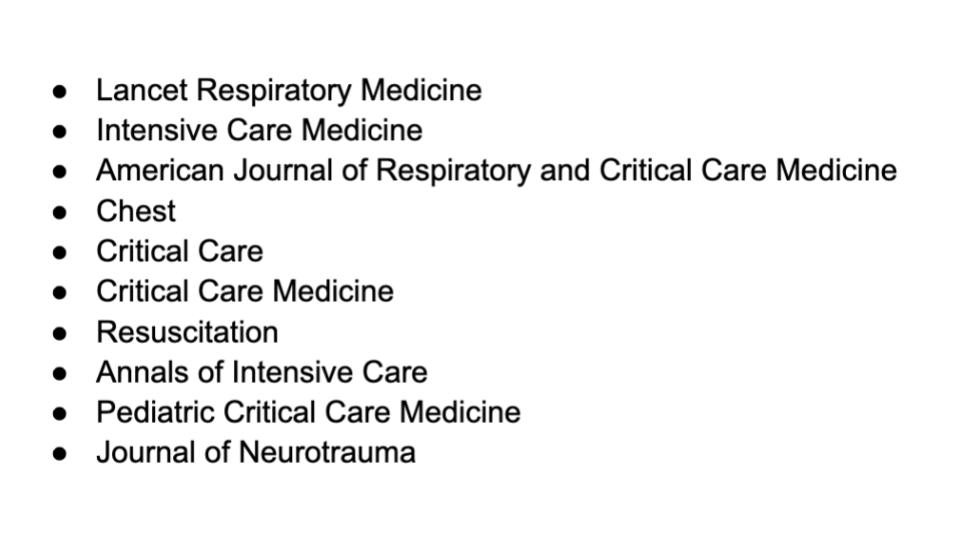 Top 10 Critical Care Journals to Publish your Research in 2024